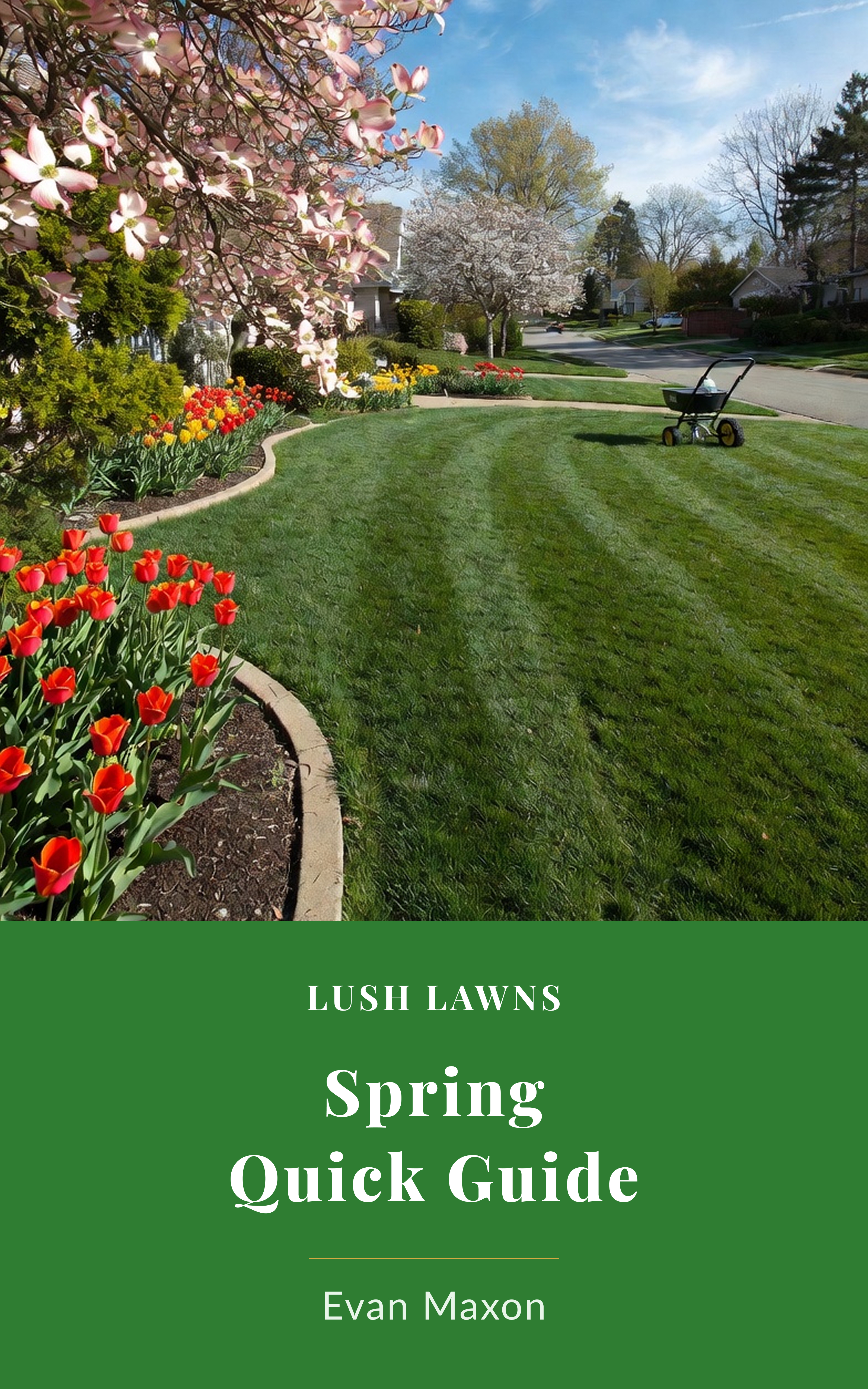 Spring Lawn Care Quick Guide A Comprehensive Guide Book Cover